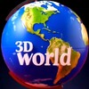 Логотип телеграм канала @threed_world — World 3D | STL models | 3D печать 🌍