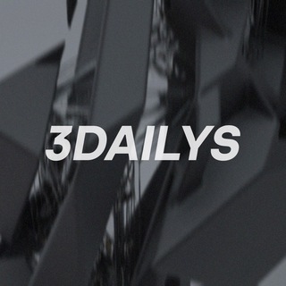 Логотип телеграм канала @threedailys — 3Dailys