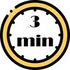 Logo of telegram channel threem_eng — 3-minute English