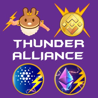 Logo of telegram channel thunderalliancechannel — Thunder Alliance Channel: ThunderCAKE | ThunderBNB | ThunderADA | ThunderETH