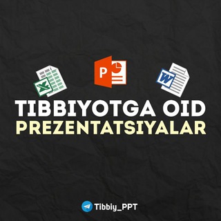 Telegram kanalining logotibi tibbiy_ppt — Tibbiyotga oid prezentatsiyalar