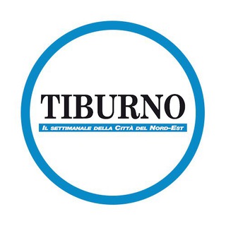 Logo del canale telegramma tiburnoofficial - Tiburno.tv. Il settimanale del Nord-Est di Roma dal 1989 🔥