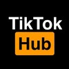 Логотип телеграм -каналу tik_tok_hub — TikTok hub 🖤🧡