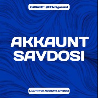 Logo saluran telegram tiktok_account_savdosi — Tik Tok Akkaunt Savdosi