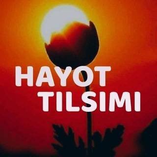 Telegram kanalining logotibi tilsimli_hayot — 𝐇𝐀𝐘𝐎𝐓 𝐓𝐈𝐋𝐒𝐈𝐌𝐈