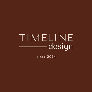 Логотип телеграм канала @timeline_design — Студия Ольги Земляной