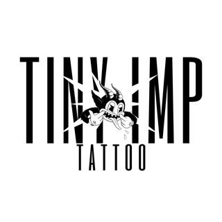Логотип телеграм канала @tinyimptattoo — TINY IMP tattoo