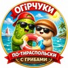 Логотип телеграм канала @tirasmir — огірчуки по-тираспольски с грибами