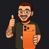 Логотип телеграм канала @titov_apple — от Стива: by Титов