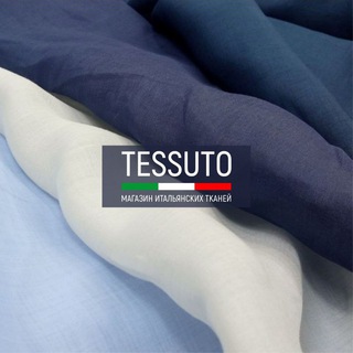 Логотип телеграм канала @tkani_mag — Tessuto_uz
