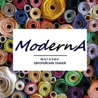 Логотип телеграм канала @tkani_moderna — Ткани Модерна