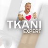 Логотип телеграм канала @tkani_expert — ТКАНИ ЭКСПЕРТ 2026