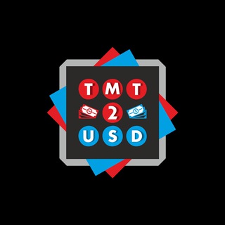 Логотип телеграм канала @tmt2usd — TMT2USD