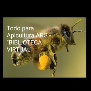 Logotipo del canal de telegramas todoparaapiculturaarg_biblioteca - TODO PARA APICULTURA ARG - BIBLIOTECA VIRTUAL