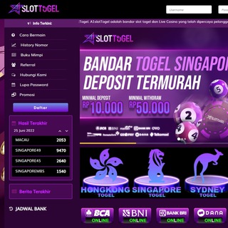 Logo saluran telegram togelsingapore4d — Togel Singapore