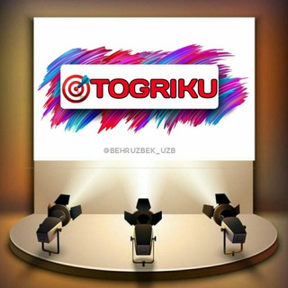 Telegram kanalining logotibi togriku — 🎯 To'g'riKu...