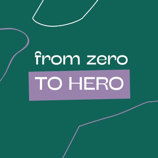 Логотип телеграм канала @toherofromzero — FROM ZERO TO HERO