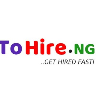 Logo saluran telegram tohire_ng — ToHire.NG