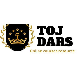 Логотип телеграм канала @tojdars — TojDars - online courses resource
