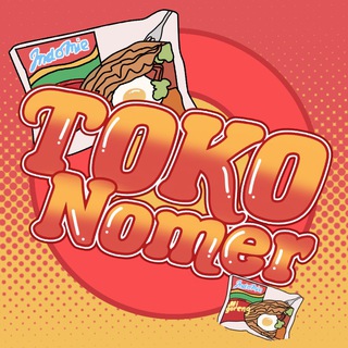 Logo saluran telegram tokonomer — TOKO NOMER // OPEN ORDER