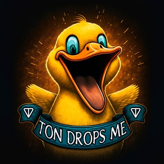 Логотип телеграм канала @ton_drops_me — TON Drops Me