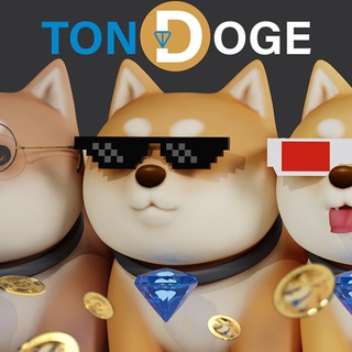 Логотип телеграм канала @tondogeofficial — TON DOGE COIN & NFT