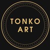 Логотип телеграм канала @tonkoart — ТОНКО АРТ ➰
