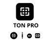 Логотип телеграм канала @tonproru — TON Pro