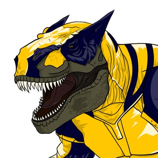 Логотип телеграм канала @tonrex_blog — TONREX 🦖 динозавр в крипте