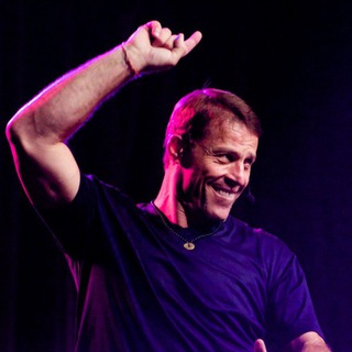 Telegram channel Tony Robbins logo