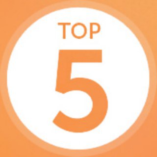 Логотип телеграм канала @top5_ru — TOP 5