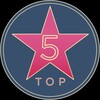 Логотип телеграм канала @top5channel — ️ТОР 5