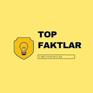 Telegram kanalining logotibi topfaktiar — 🌏TOP FAKTLAR🌎