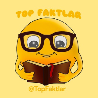 Telegram kanalining logotibi topfaktlar — TOP FAKTLAR 🐿