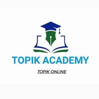 Telegram kanalining logotibi topik_academy — TOPIK ACADEMY