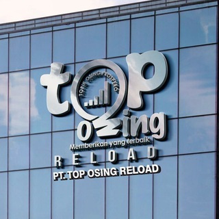Logo saluran telegram toposing — PT. TOP OSING RELOAD