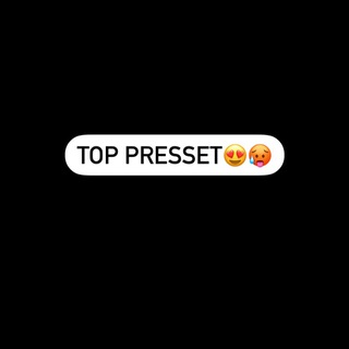 Логотип телеграм канала @toppresets — top preset