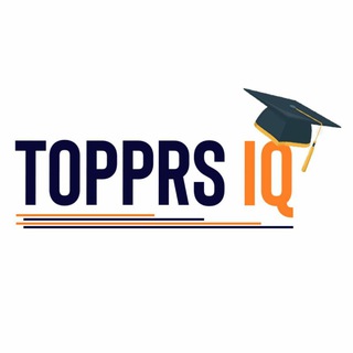 Logo of telegram channel topprsiq — Topprs IQ Education