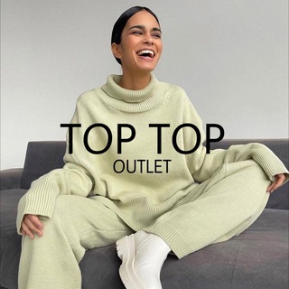 Логотип телеграм канала @toptopoutlet — TOPTOP OUTLET