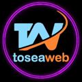 Logo saluran telegram toseaweb — ساخت سایت - طراحی سایت - طراحی سایت فروشگاهی طراح سایت