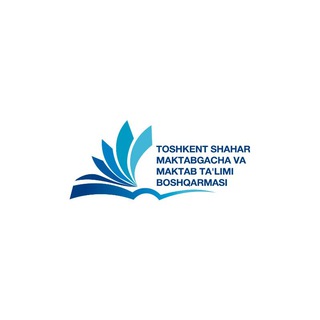 Telegram channel Toshkent shahar maktabgacha va maktab ta'limi boshqarmasi logo