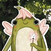 Логотип телеграм канала @tosyathetoad — жабка Тося