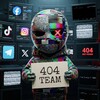 Логотип телеграм -каналу traffic_404team — 404 team.