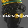 Logo of telegram channel transforumor — T R A N S F O R M A T I O N