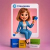 Логотип телеграм канала @tranzhiraru — ТРАНЖИ₽А