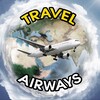 Логотип телеграм канала @travel_airways — • TRAVEL AIRWAYS • Путешествия • Авиация •