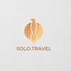 Логотип телеграм канала @travelbysea — Solo.travel🌏