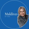 Логотип телеграм канала @travelbyyana — Maldives by Yana 💙