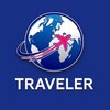 Логотип телеграм -каналу traveler_tour — TRAVELER
