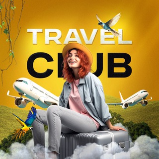 Telegram channel Travel club logo